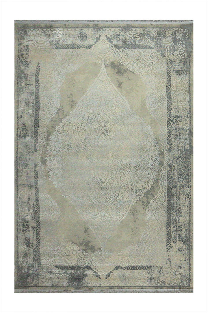 Turkish Premium Sunrise Rug - 5.2 x 7.5 FT - Cream - Resilient Construction for Long-Lasting Use