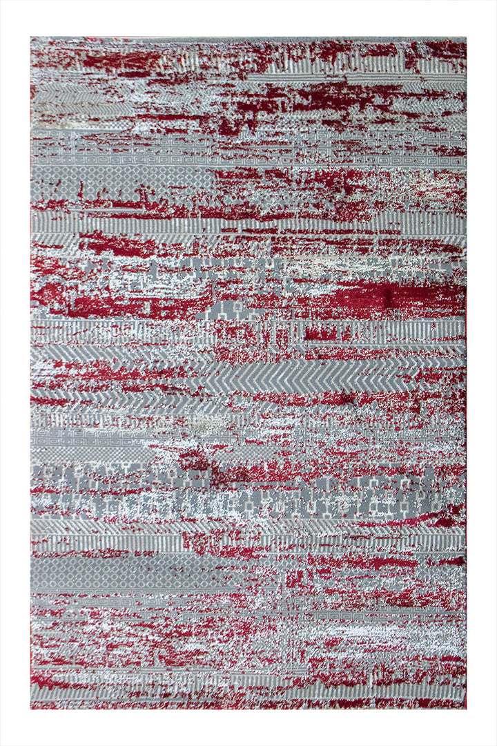 Turkish Matrix Rug - 3.2 x 4.9 FT - Contemporary Abstract Elegance with Premium Quality