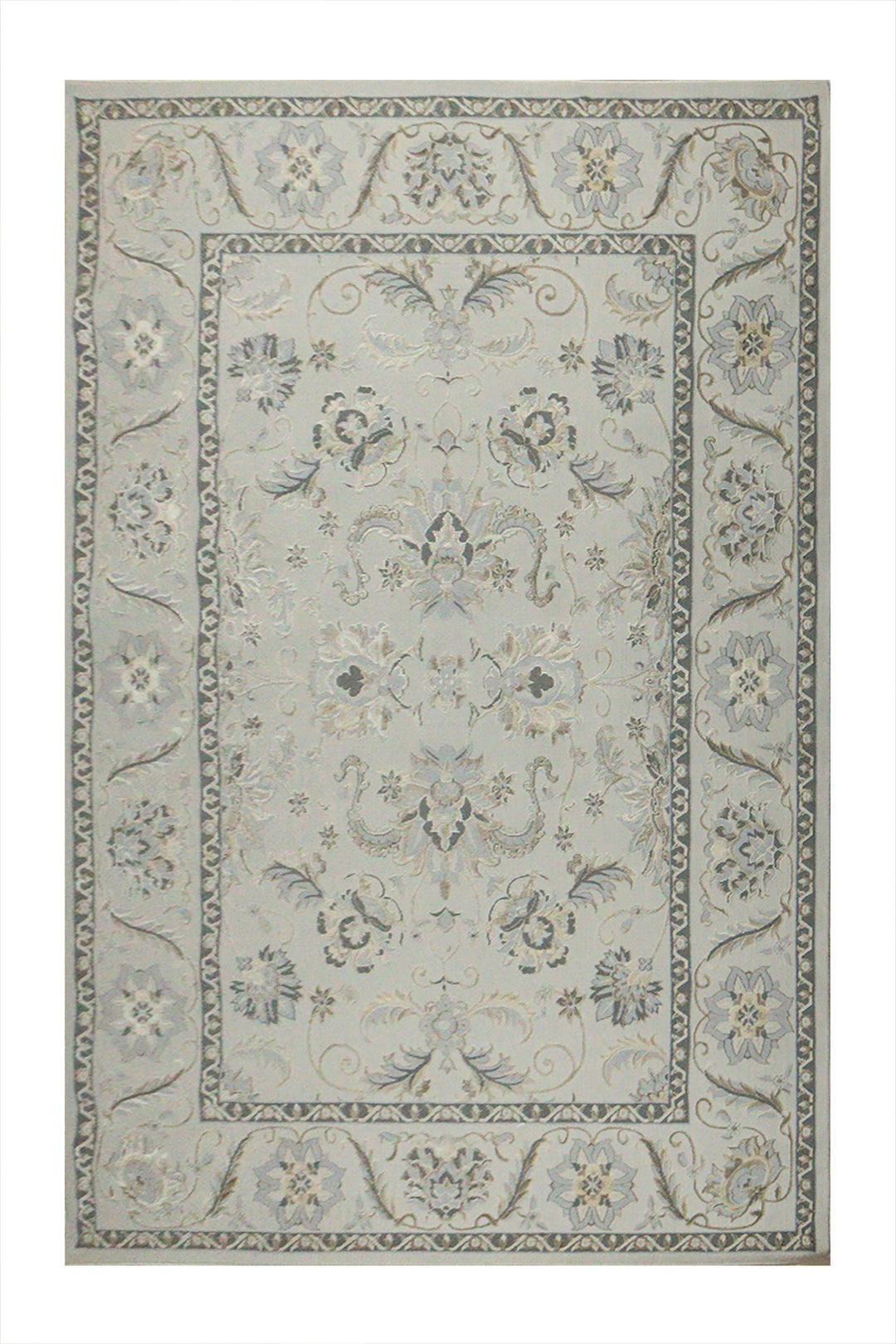 Turkish Modern Festival 1 Rug - 5.0 x 7.5 FT - Whte - Sleek and Minimalist for Chic Interiors