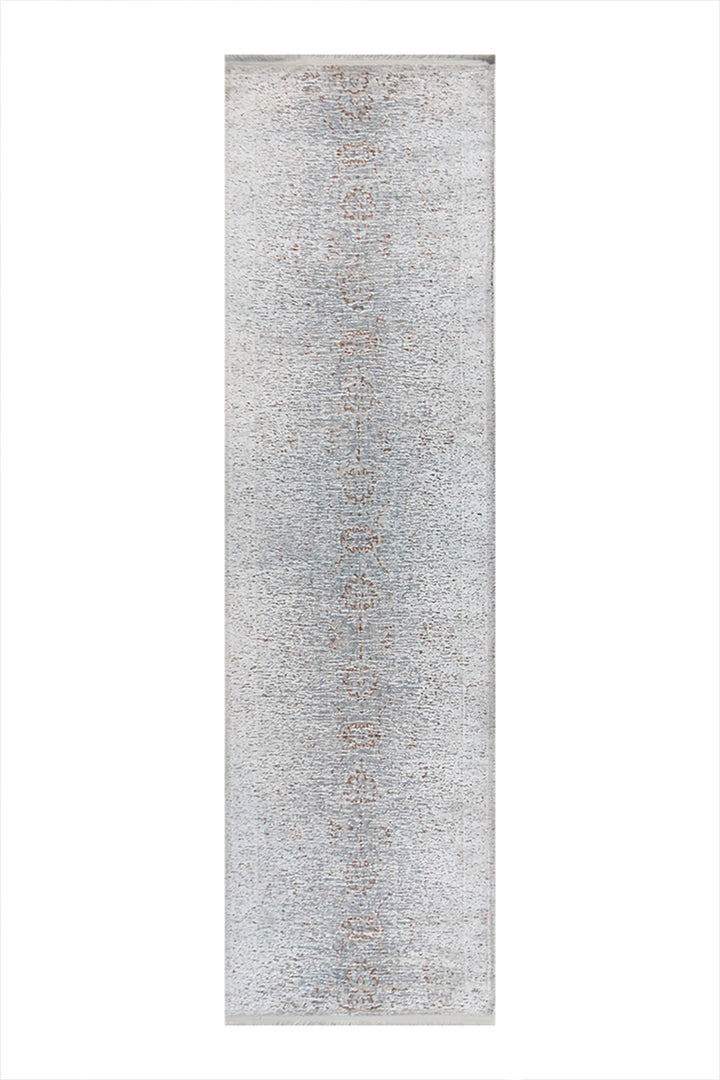 Turkish Modern Festival-Viscose Rug - 1.9 x 8.0 FT - Beige  Superior Comfort, Modern Style Accent Rugs