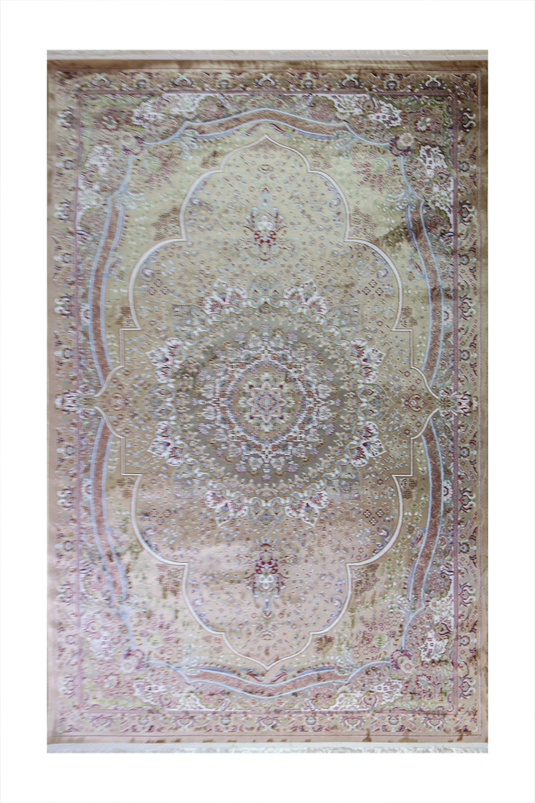 Turkish Modern  Festival Wd Rug  - 6.5 x 9.8 FT - Brown -  Luxurious Woven Masterpiece 50% Off!