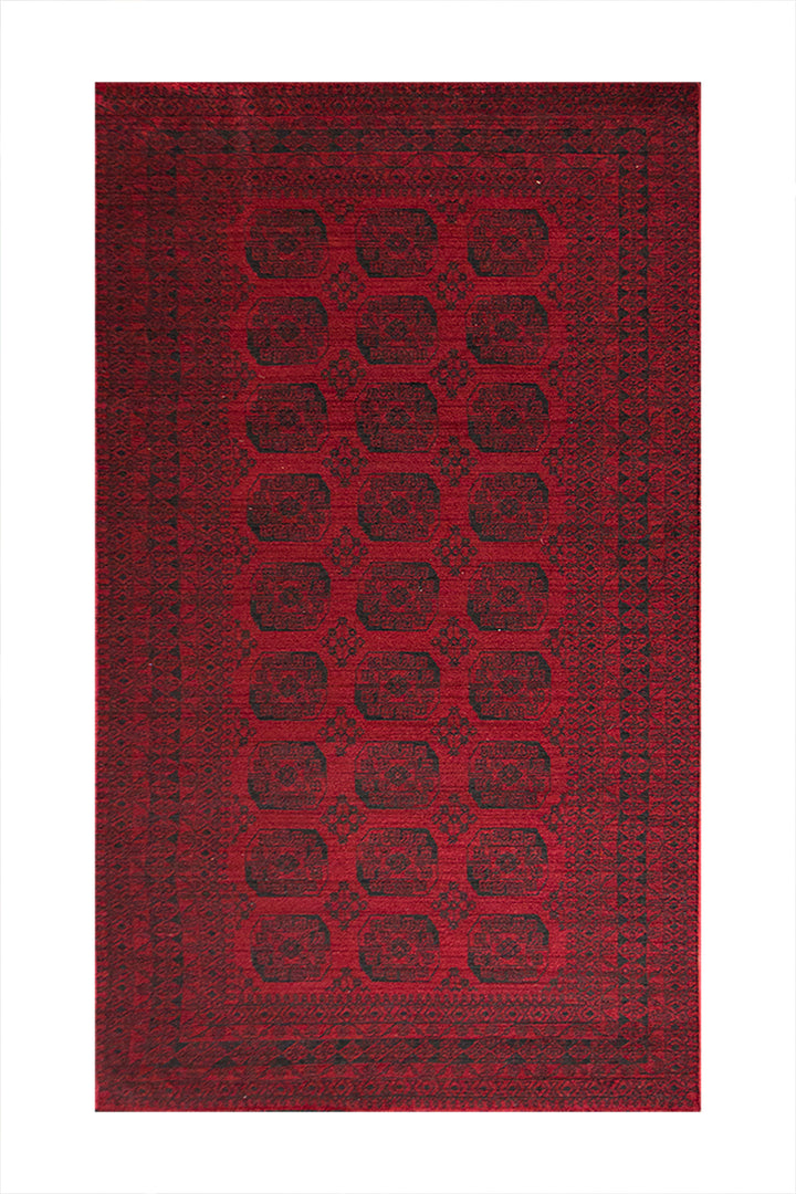 Turkish Modern  Festival WD Rug - Red - 3.3 x 6.6 FT - Superior Comfort, Modern Style Accent Rug