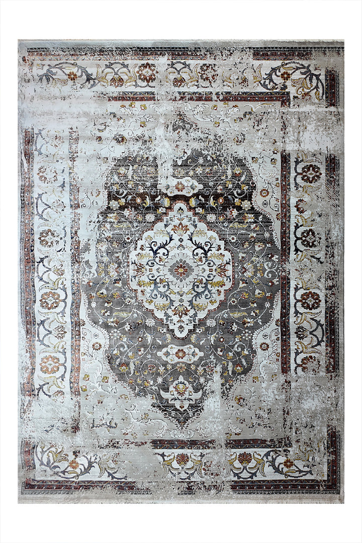 Turkish Allure Rug - 7.8 x 10.8  FT - Beige  Superior Comfort, Modern Style Accent Rugs