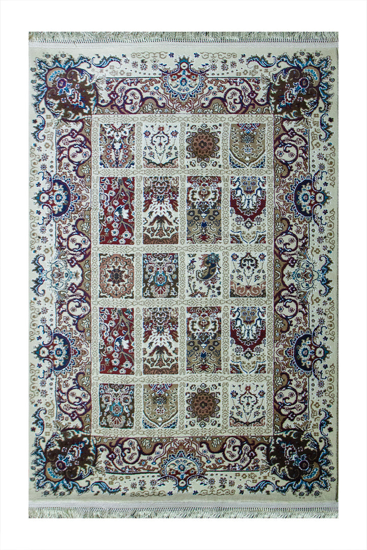 Iranian Premium Vk Farsh-E-Iran Rug - 4.1 x 5.5 FT - Resilient Construction for Long-Lasting Use