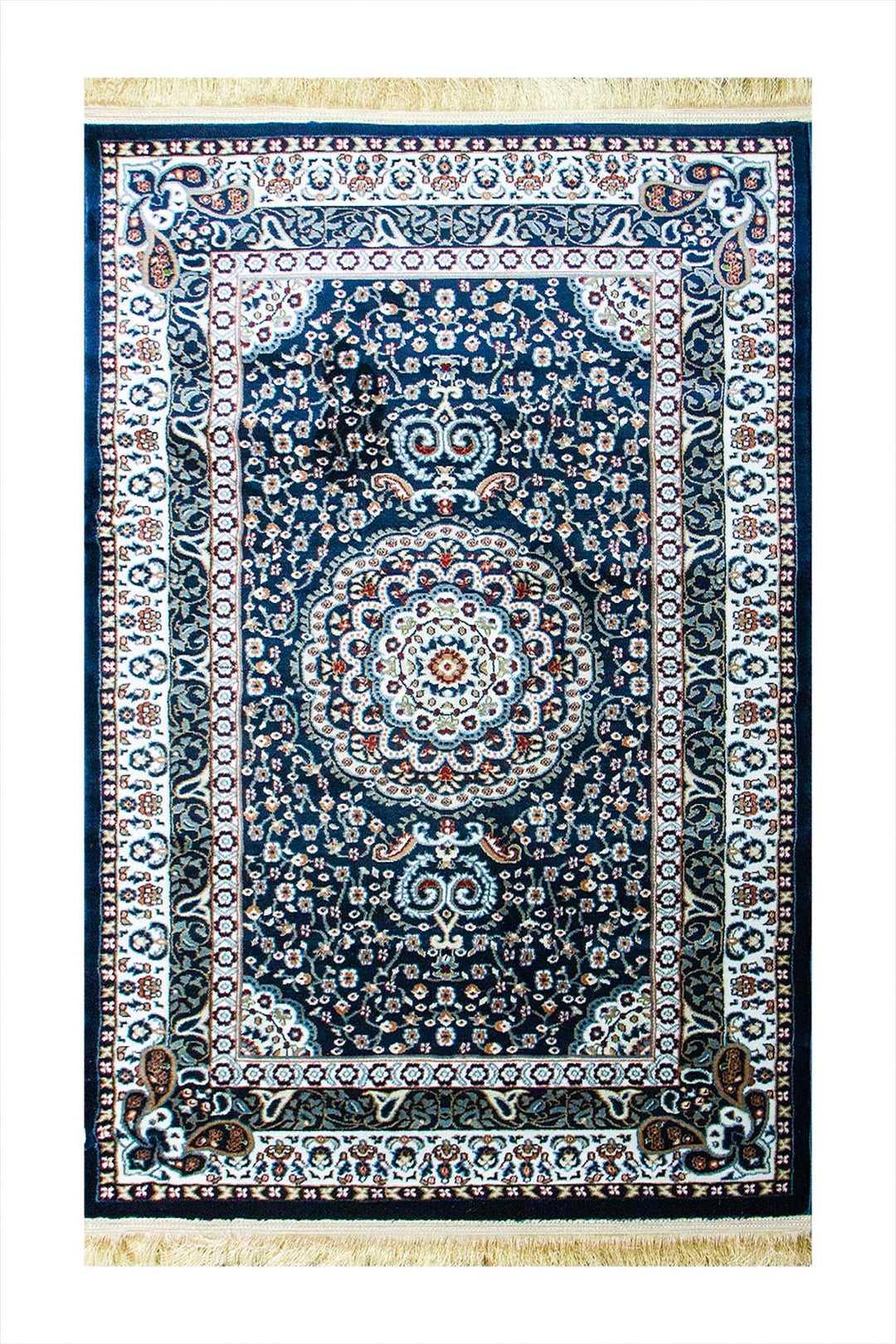 Classical Turkish Topaz Rug - 3.2 x 4.9 FT - Resilient Construction for Long-Lasting Use