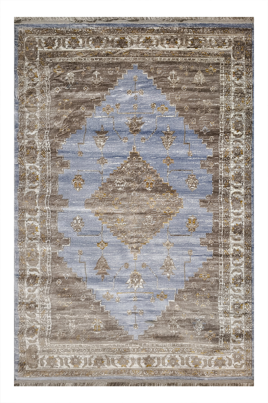 Turkish Modern - Festival-Wd Rug  - 5.2 X 7.5 Ft  - Gray -  Superior Comfort, Modern Style Accent Rug