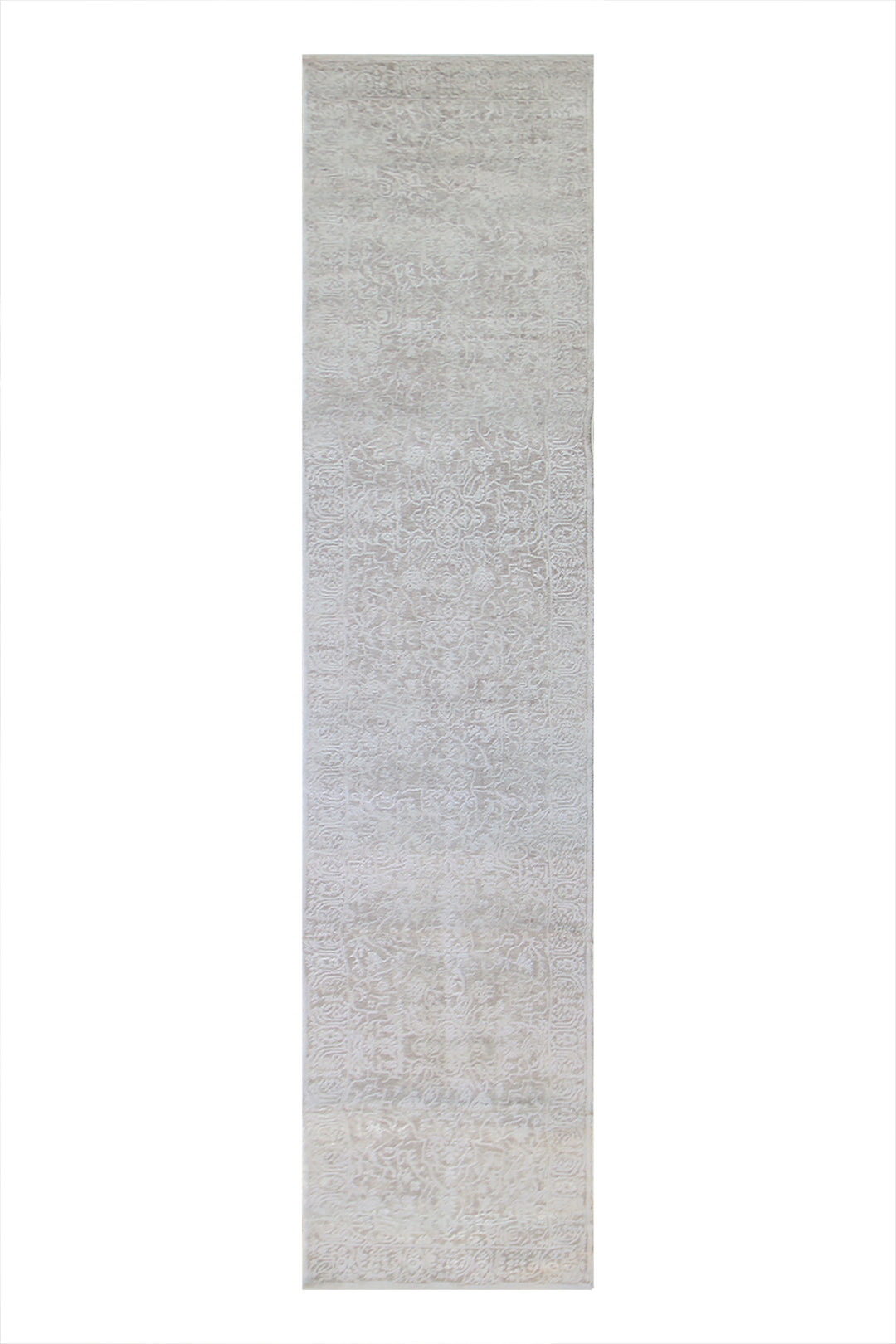 Turkish Modern  Festival Wd Rug  - 2.2 x 11.9 FT - Beige -  Luxurious Woven Masterpiece 50% Off!