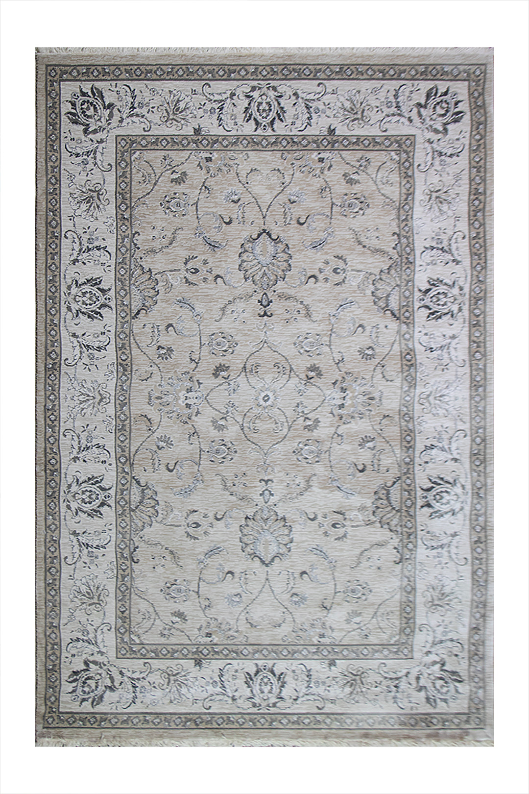 Turkish Allure Rug - 4.9 x 7.8 FT -  Cream - Elegant Woven Design with Premium Quality