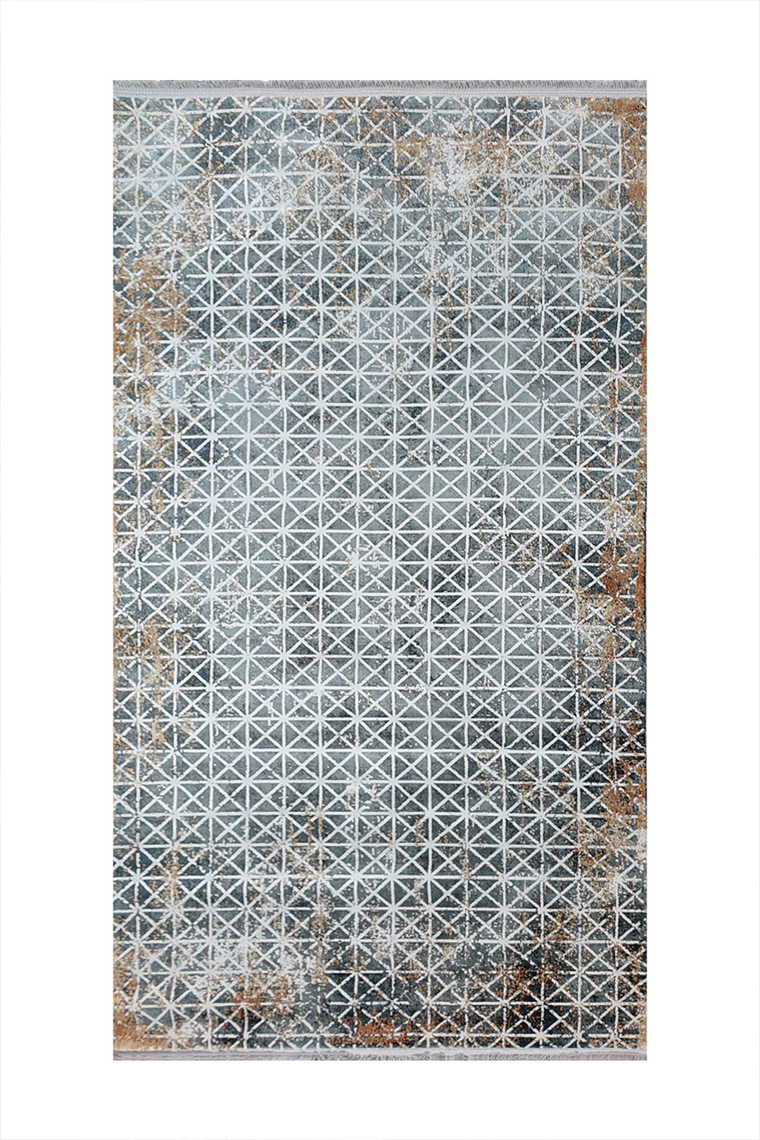 Premium Quality Turkish-Bamboo Rug - 3.2 x 6.5 FT - Gray  Superior Comfort, Modern Style Accent Rugs