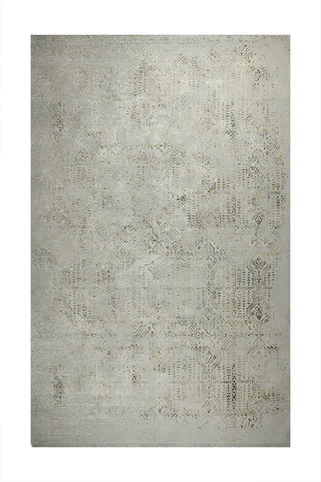 Turkish Modern Festival 1 Rug - 8.2 x 11.8 FT - White - Sleek and Minimalist for Chic Interiors