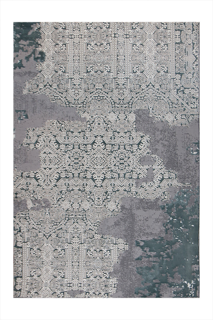 Turkish Modern Festival-1 Rug - 3.9 x 5.9  FT - Gray  Superior Comfort, Modern Style Accent Rugs