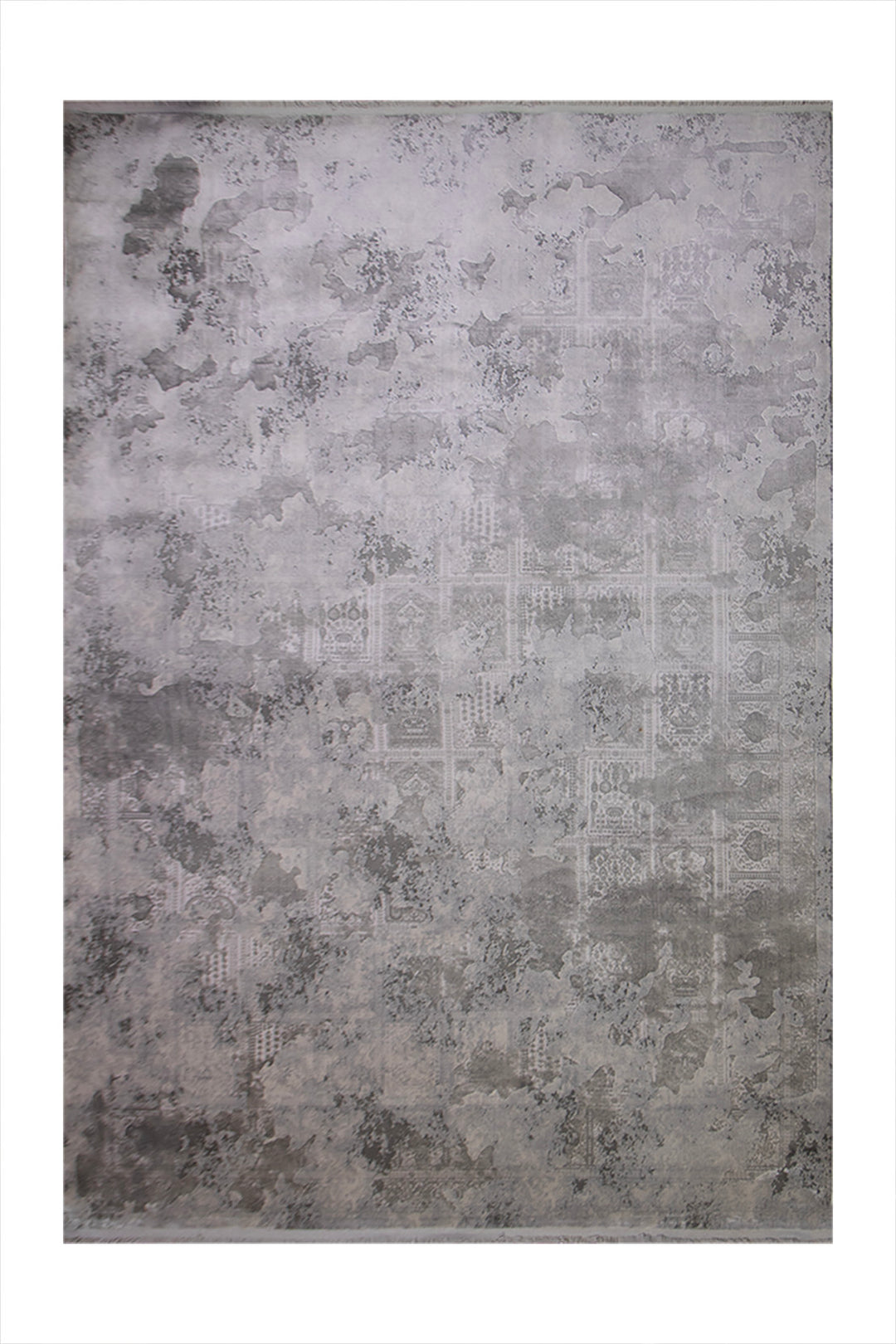 Turkish Premium  Voyage Rug - 5.2 x 7.5 FT - Gray - Superior Comfort Elegant and Luxary Style Accent