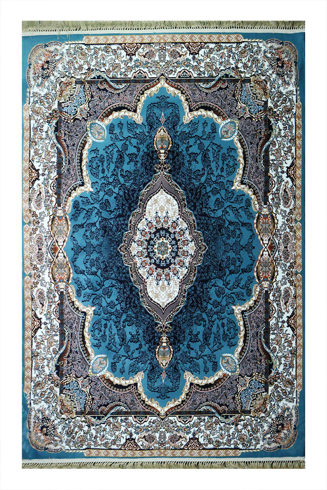 Irani Farsh E Firozeh-P Rug - 5.9 x 8.8 FT - Premium and Classical Design | 50% OFF Sale!