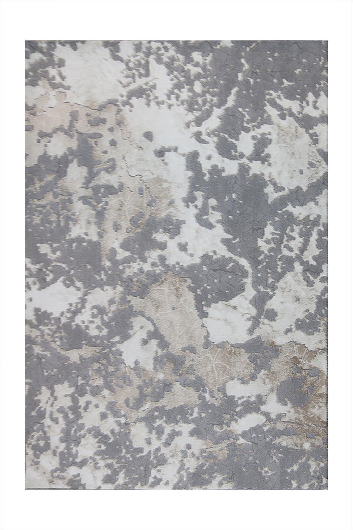 Turkish Modern Festival-1 Rug - 3.9 x 5.9  FT - Gray  Superior Comfort, Modern Style Accent Rugs