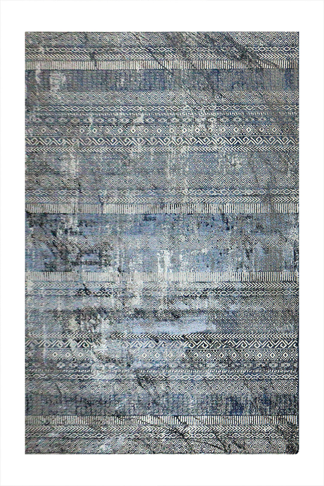 Turkish Matrix Rug - 6.5 x 9.5 FT - Contemporary Abstract Elegance with Premium Quality