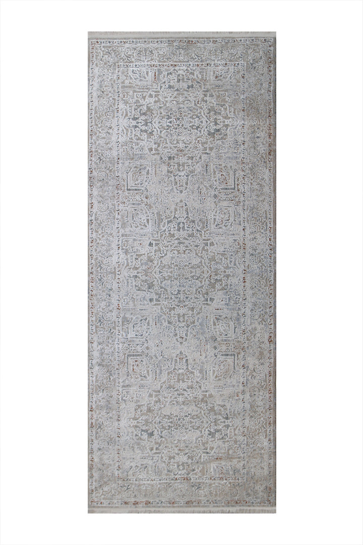 Turkish Modern Festival Viscose Rug - 2.6 x 7.2 FT  - Superior Comfort, Modern Style Accent Rugs