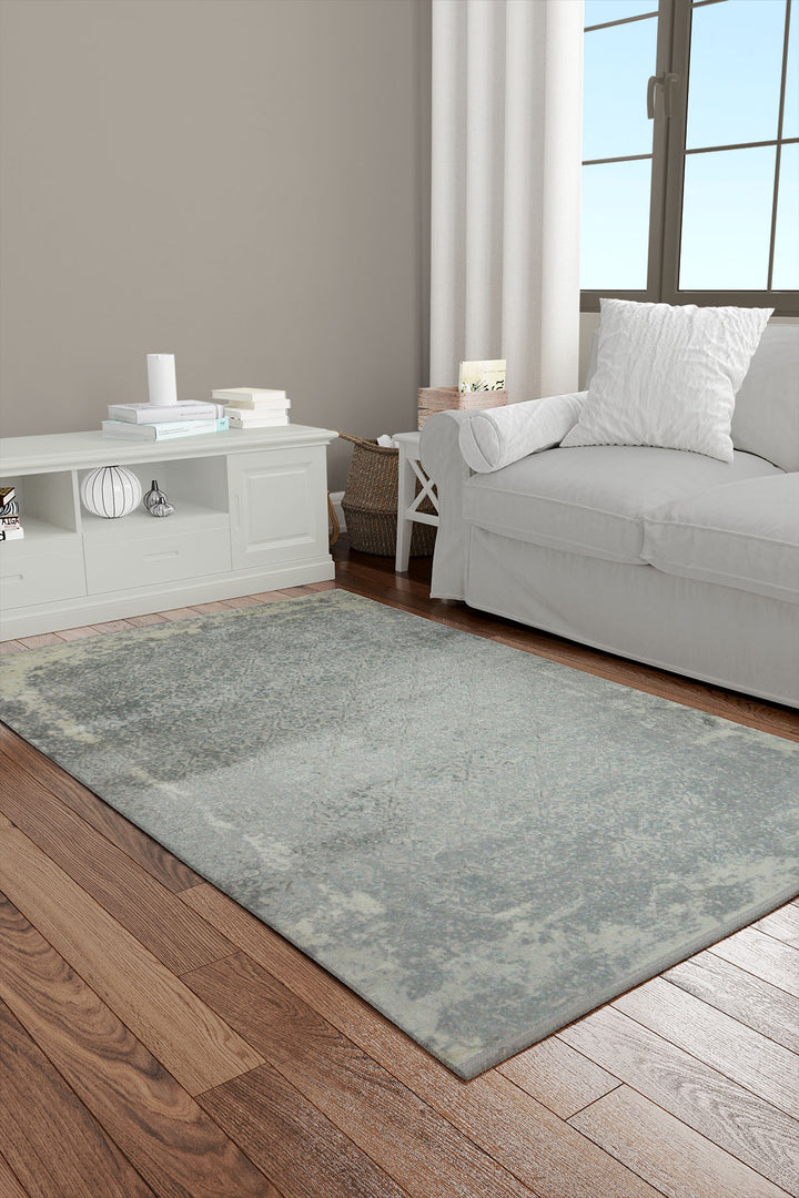 Turkish Premium Quality Voyage Rug - 3.9 x 5.9 FT - Cream - Resilient Construction for Long-Lasting Use