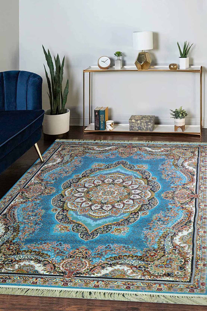 Irani Farsh E Firozeh-P Rug - 5.9 x 8.8 FT - Premium and Classical Design | 50% OFF Sale!