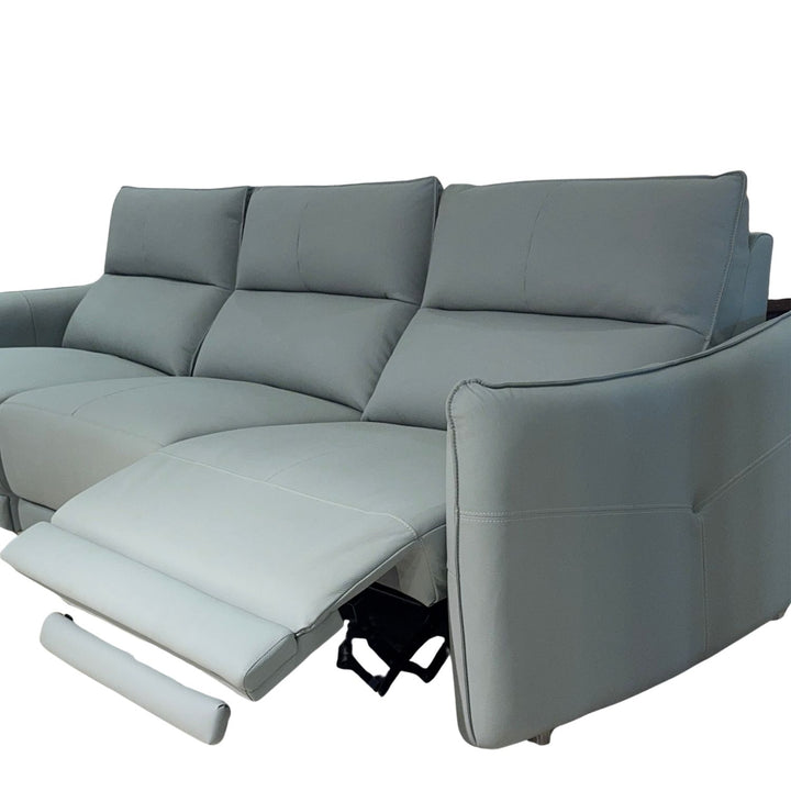 Imported Real Leather Recliner Sofa, Model No. 6043