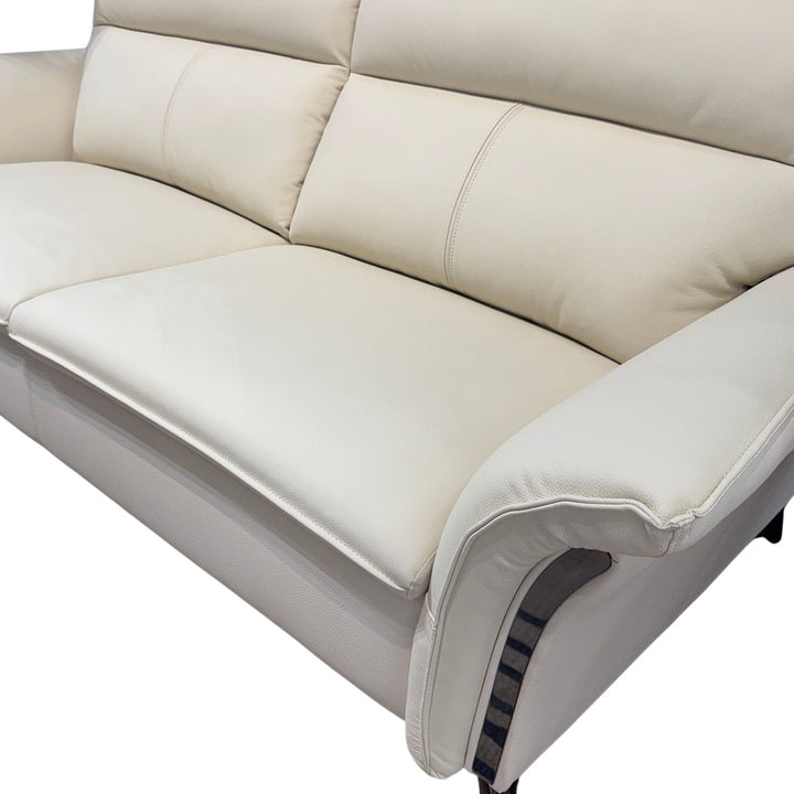 Imported Real Leather Sofa, Model No. ZM926