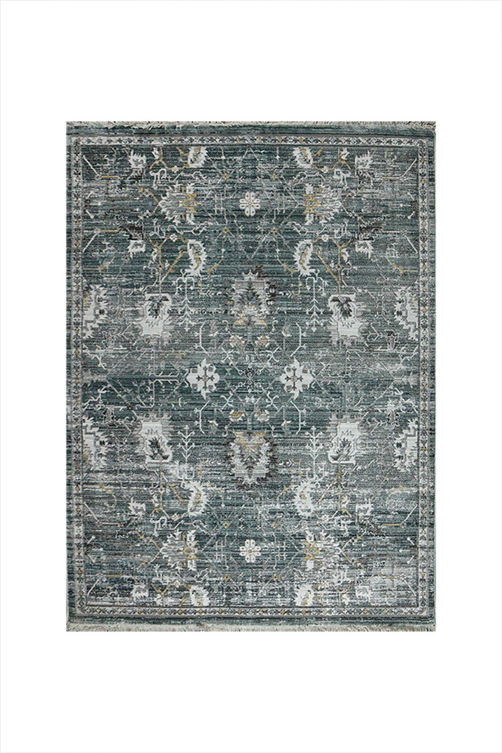 Turkish Modern  Festival Plus Rug - 3.9 x 5.4 FT - Blue - Superior Comfort, Modern Style Accent Rugs