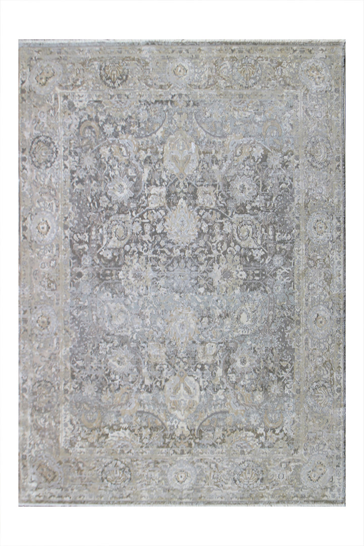 Turkish Modern Festival Viscose Rug - 4.9 x 7.5 FT  - Superior Comfort, Modern Style Accent Rugs