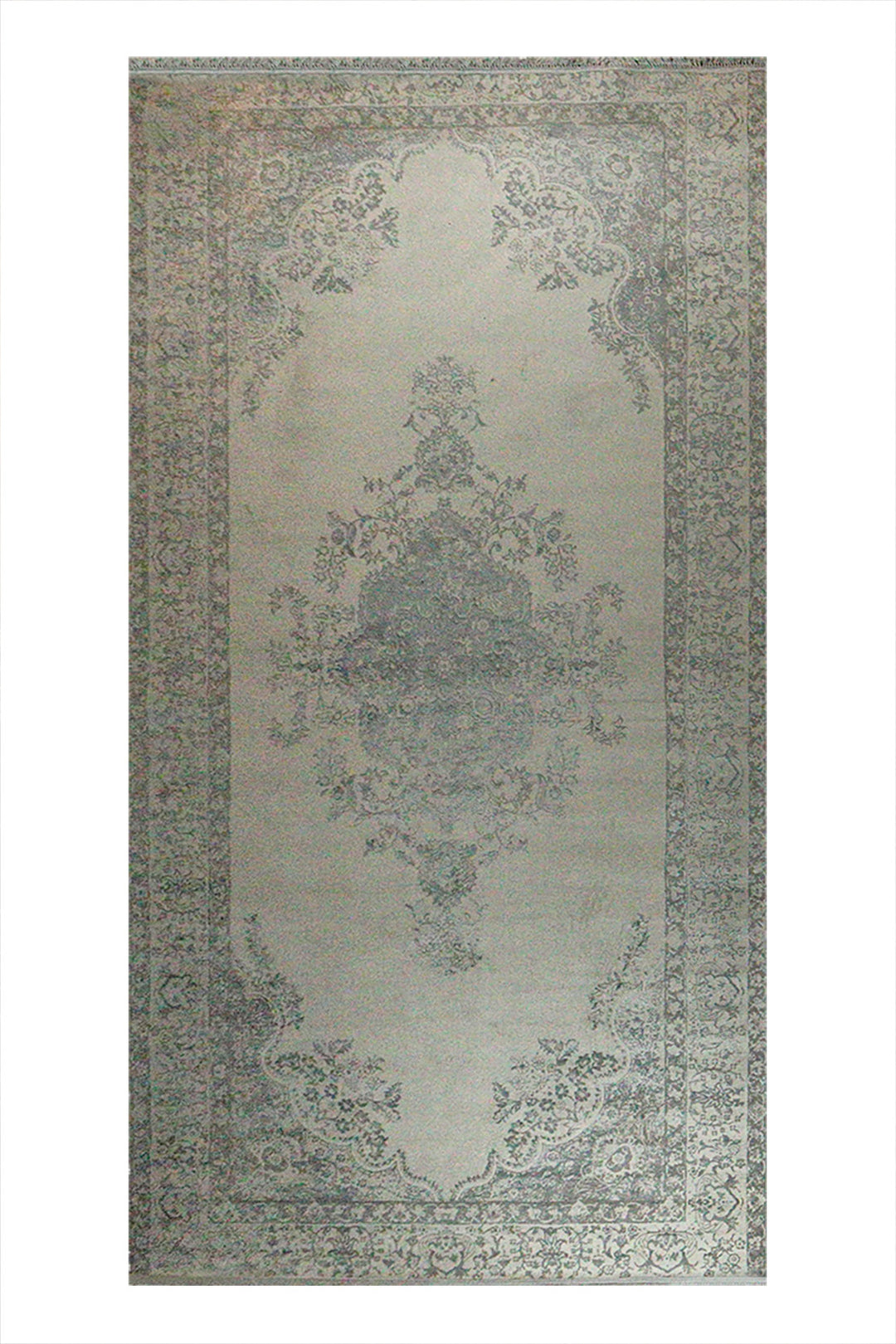 Turkish Modern Festival-1 Rug - 7.8 x 15.7 FT - Cream - Sleek and Minimalist for Chic Interiors