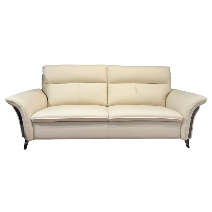 Imported Real Leather Sofa, Model No. ZM926