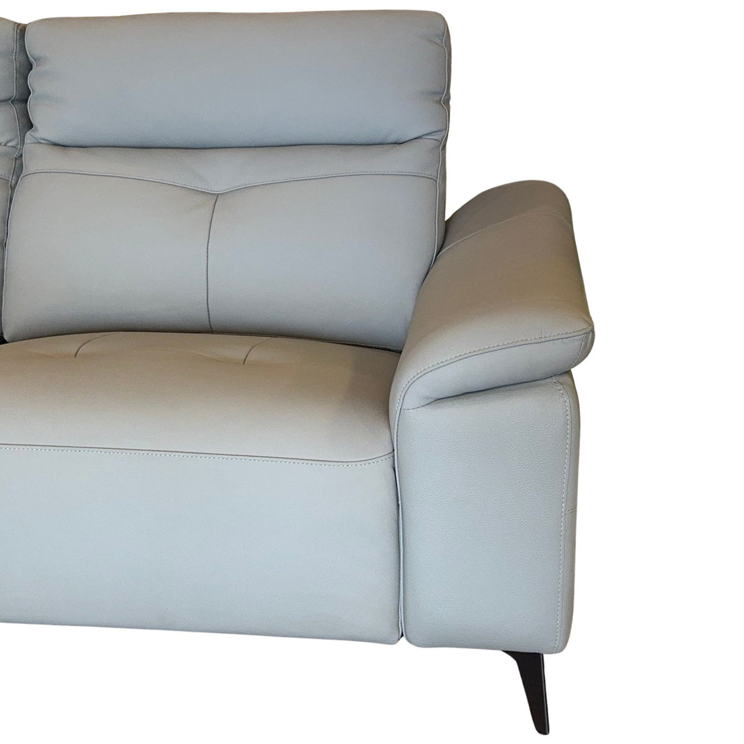 Imported Real Leather Recliner Sofa, Model No. 6043