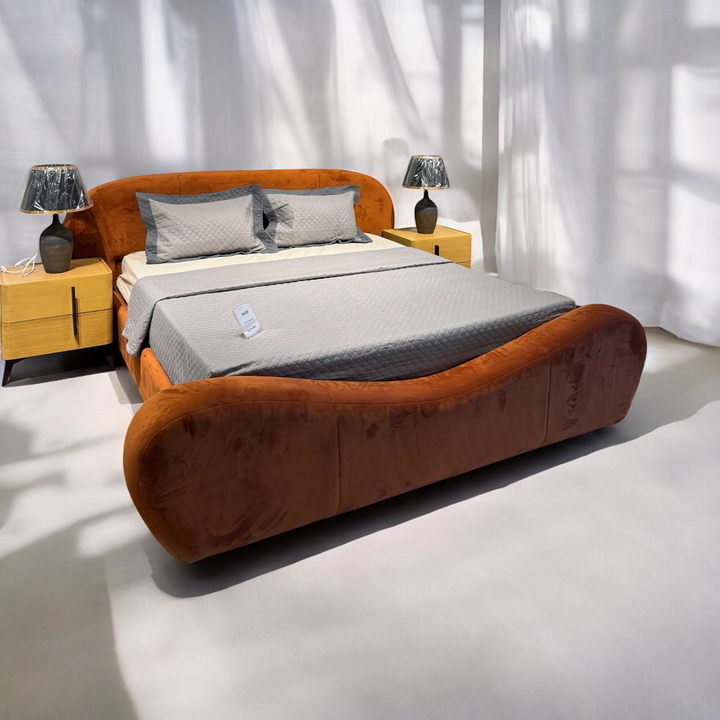 Slide Modern King Size Rust Bed