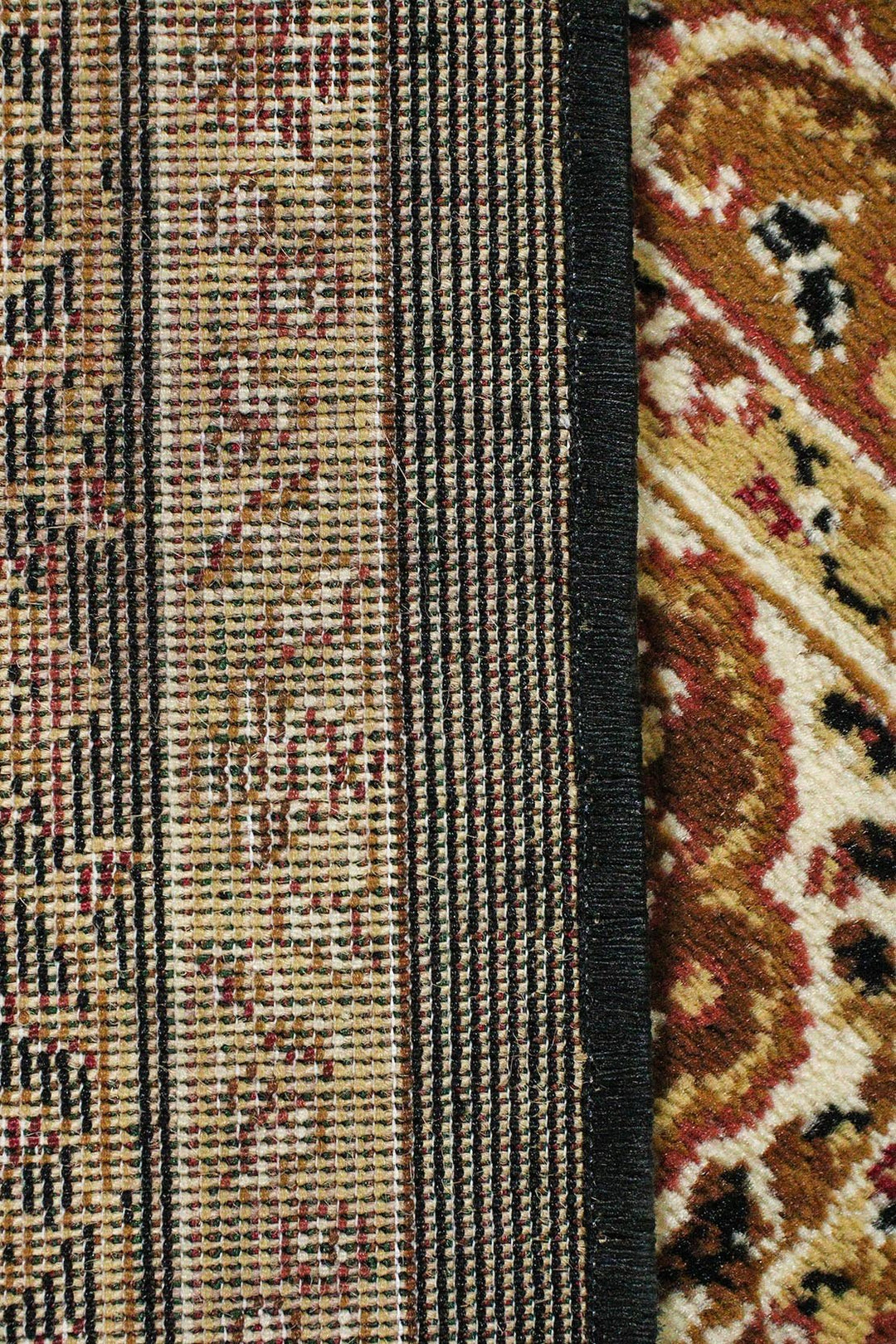 Classical and Traditional Design - 3.9 x 5.5 FT - Brown - Tabraiz Rug - Superior Elegant Rug for Living Room - V Surfaces