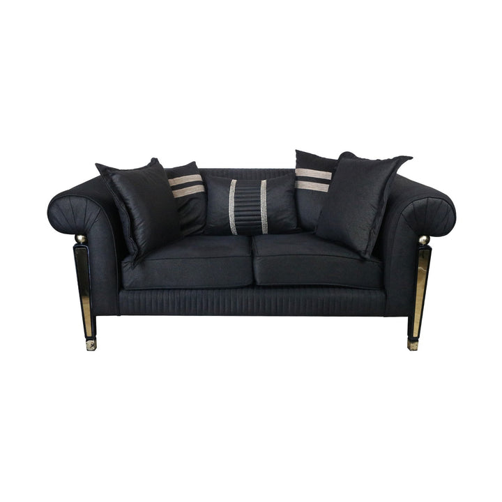 DEFNE SOFA 2 SEATER Diamond G-17 Black - V Surfaces