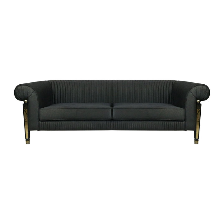 DEFNE SOFA 3 SEATER Diamond G-17 Black - V Surfaces