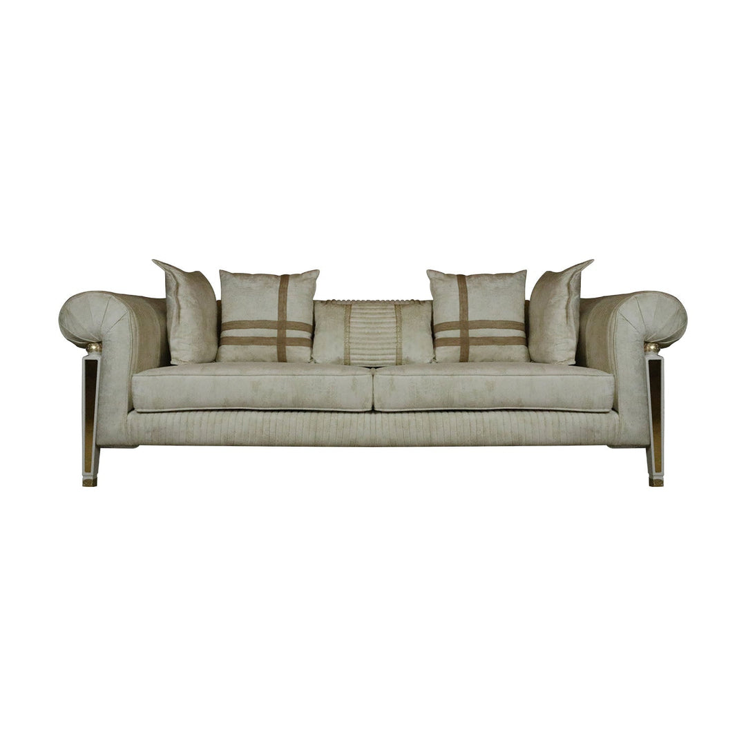 Defne Sofa 3 Seater Vista 18 White - V Surfaces