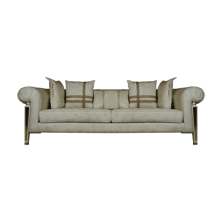 Defne Sofa 3 Seater Vista 18 White - V Surfaces