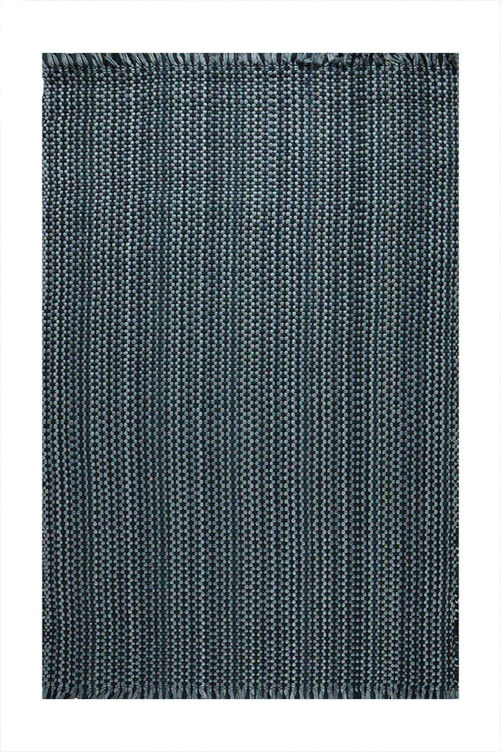 Hand Woven Modern Khaddi Rug - 2.9 x 5.0 FT - Gray - V Surfaces