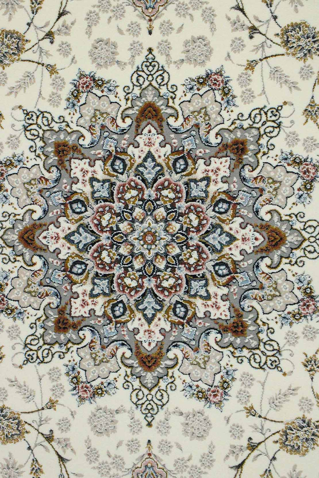 Iranian Premium Quality Authentic 1500 Rug - 3.9 x 5.5 FT - Cream - Resilient Construction for Long-Lasting Use - V Surfaces