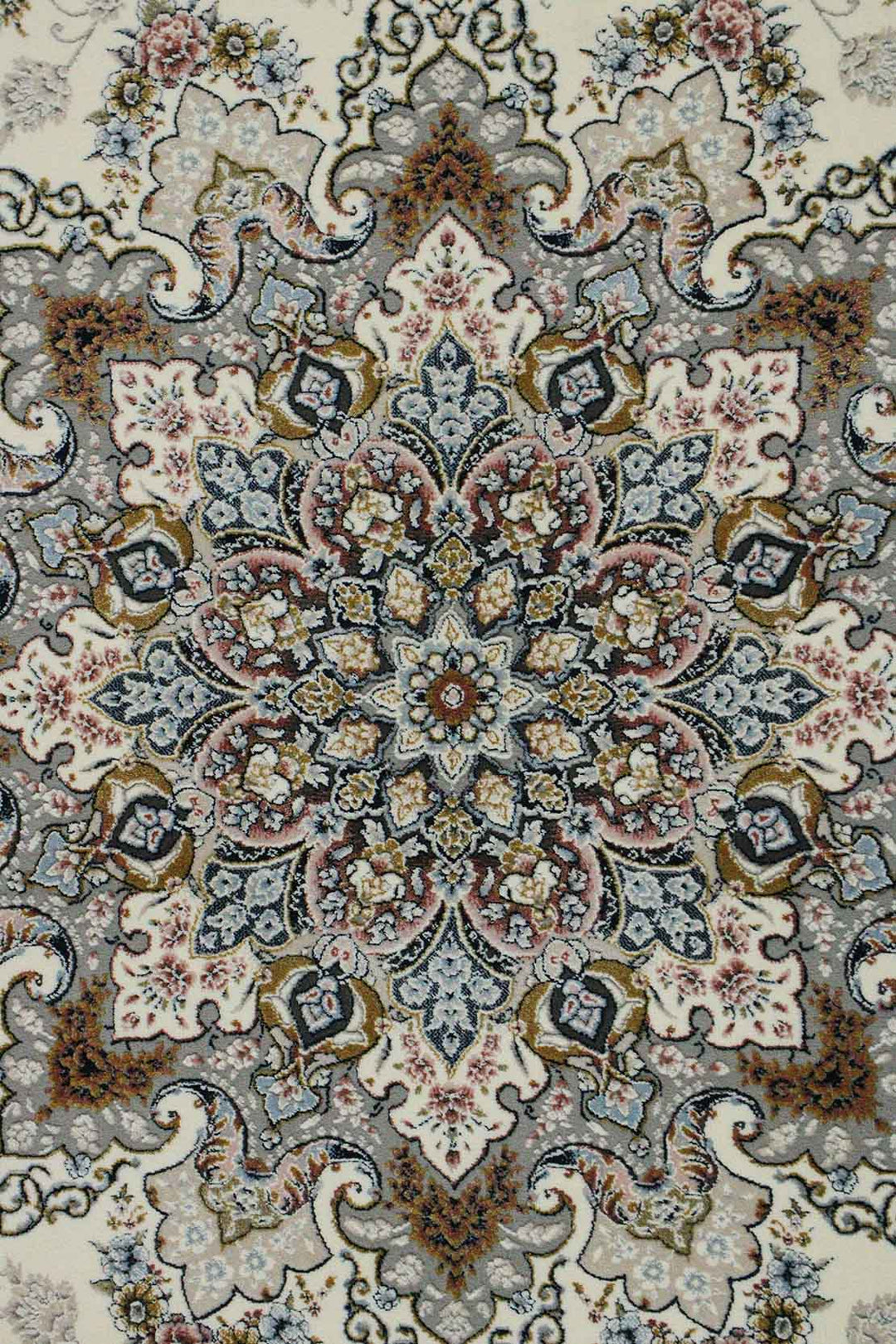 Iranian Premium Quality Authentic 1500 Rug - 4.9 x 7.3 FT - Beige - Resilient Construction for Long-Lasting Use - V Surfaces