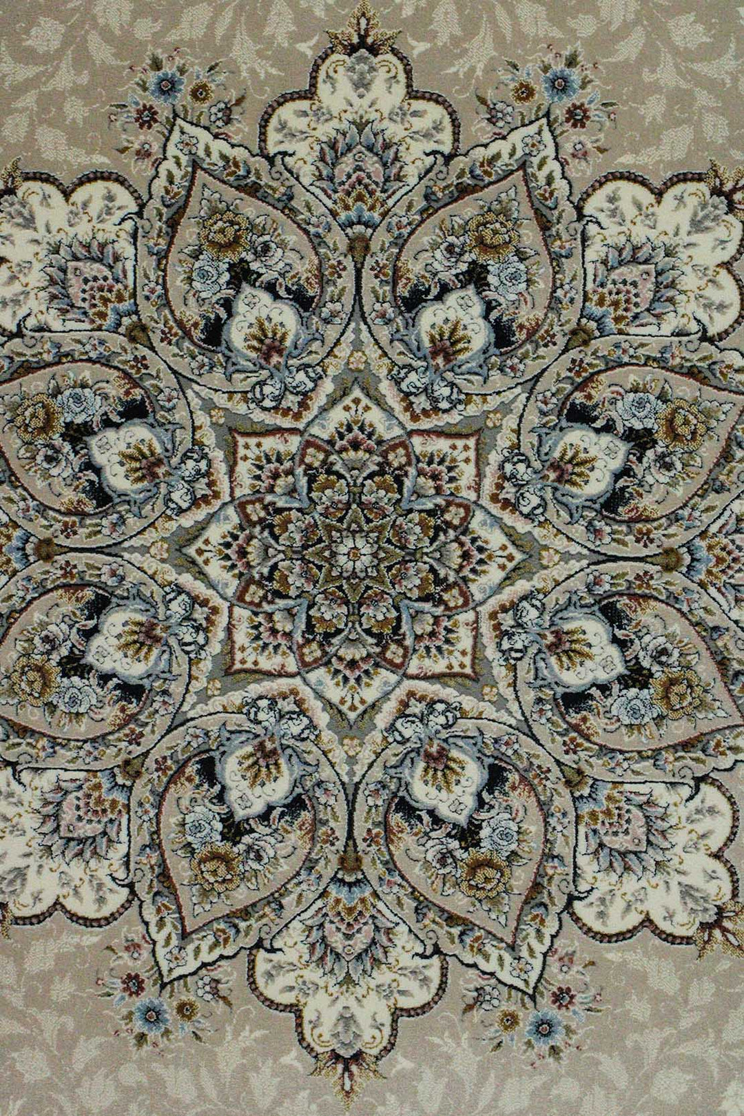 Iranian Premium Quality Authentic 1500 Rug - 6.5 x 9.8 FT - Beige - Resilient Construction for Long-Lasting Use - V Surfaces