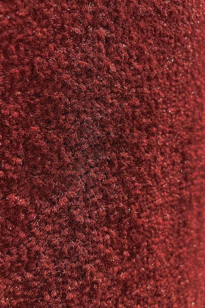 Masqat- 12-Foot Wide Wall-to-Wall Carpet, Maroon - V Surfaces