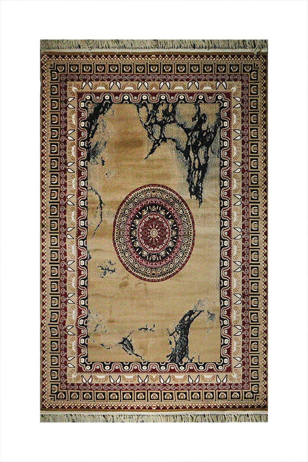 Premium Irani 500 Rug - Brown - 6.5 x 9.8 FT-Superior Comfort Elegant and Luxury Style Accent - V Surfaces