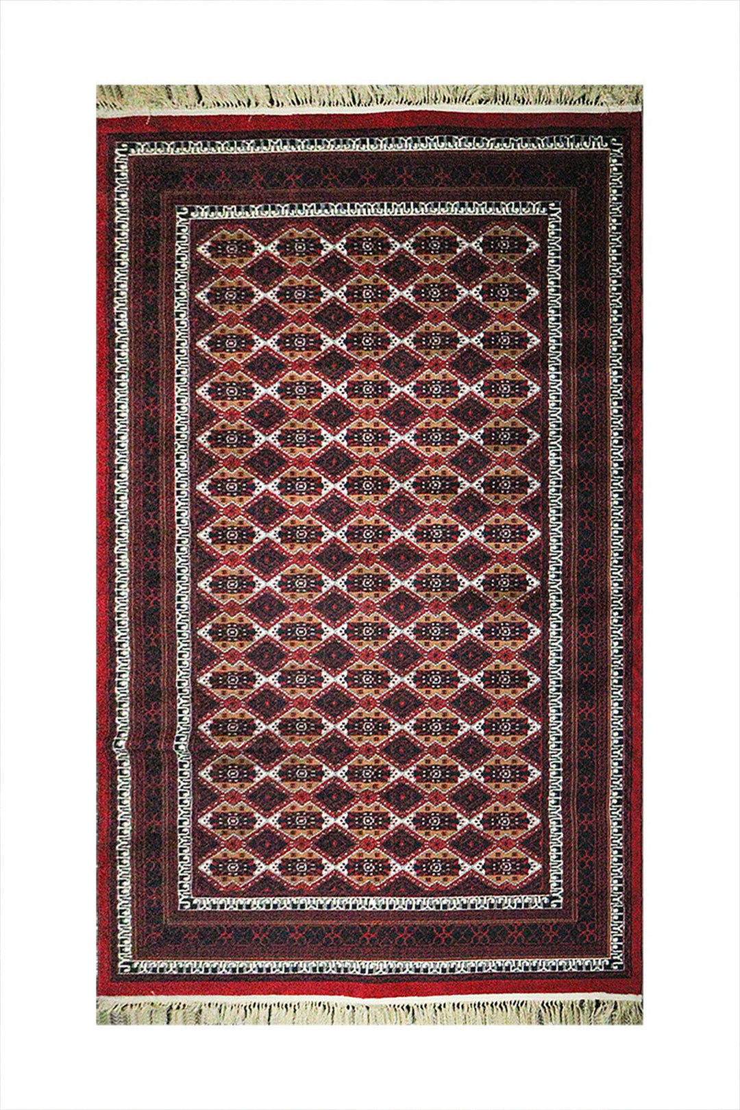 Premium Irani 500 Rug - Red- 6.5 x 9.8 FT-Superior Comfort Elegant and Luxury Style Accent - V Surfaces