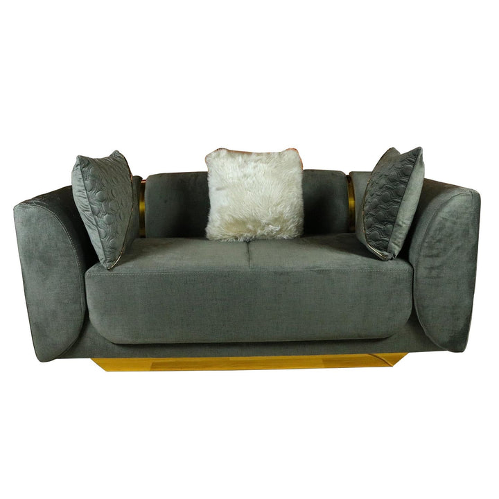 ROMA SOFA 2 SEATER MALDIVE/ 53 Dark Grey - V Surfaces