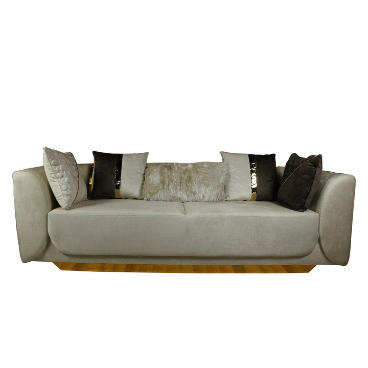 ROMA SOFA 3 SEATER MALDIVE / 01 Cream - V Surfaces