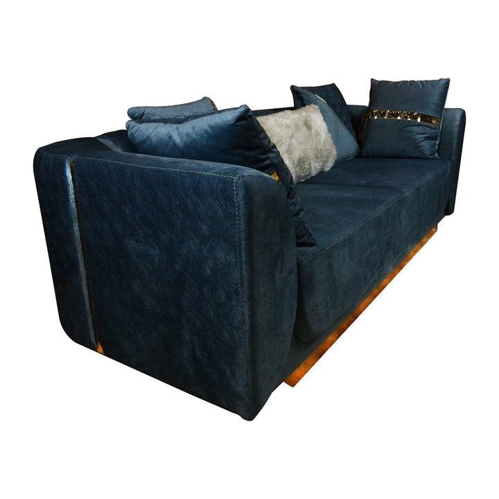 Roma Sofa 3 Seater Maldive 42 S/Blue - V Surfaces