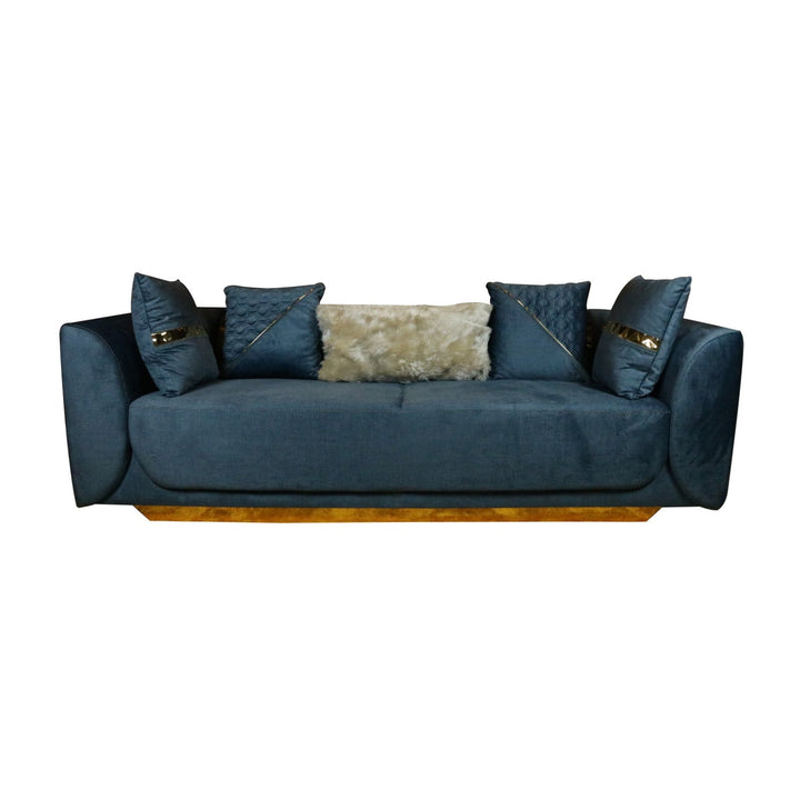 Roma Sofa 3 Seater Maldive 42 S/Blue - V Surfaces