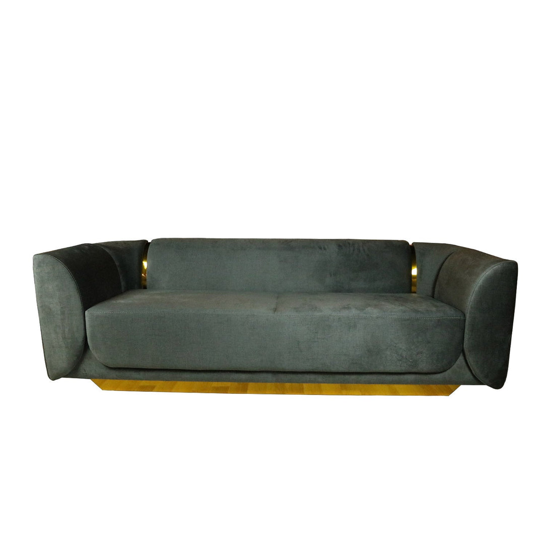 ROMA SOFA 3 SEATER MALDIVE/ 53 Dark Grey - V Surfaces