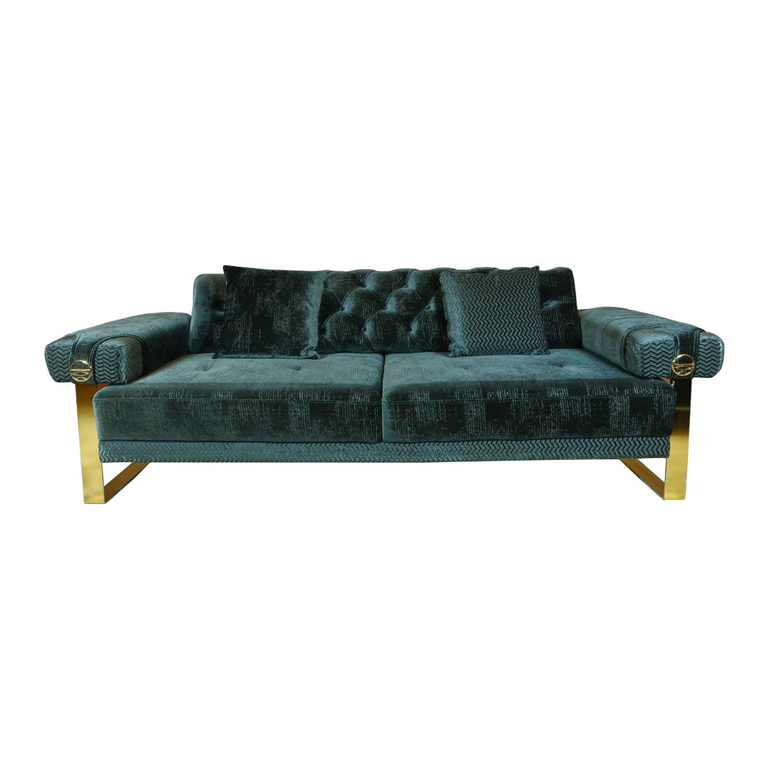 TURKISH ARYA SOFA 3 SET/1PCS GREEN - V Surfaces