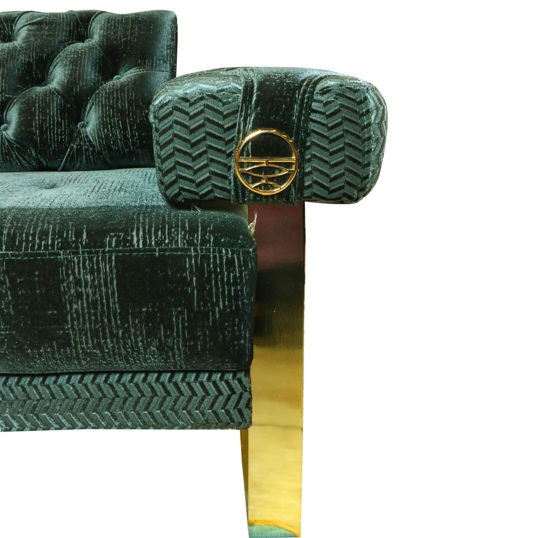 TURKISH ARYA SOFA 3 SET/1PCS GREEN - V Surfaces