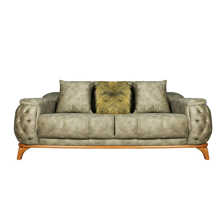 TURKISH BARCELONA SOFA 2 SEATER 1 PCS PITON V-03 BEIGE - V Surfaces